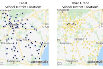 Longitudinal-Study-Statewide-Distribution-of-Participating-School-Districts-in-Pre-K-and-Third-Grade