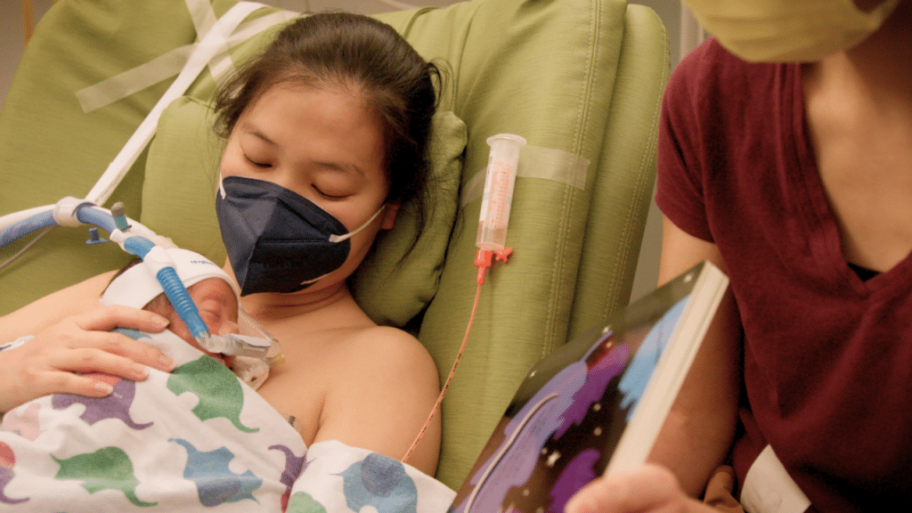 Mom’s voice boosts language-center development in preemies’ brains, study finds